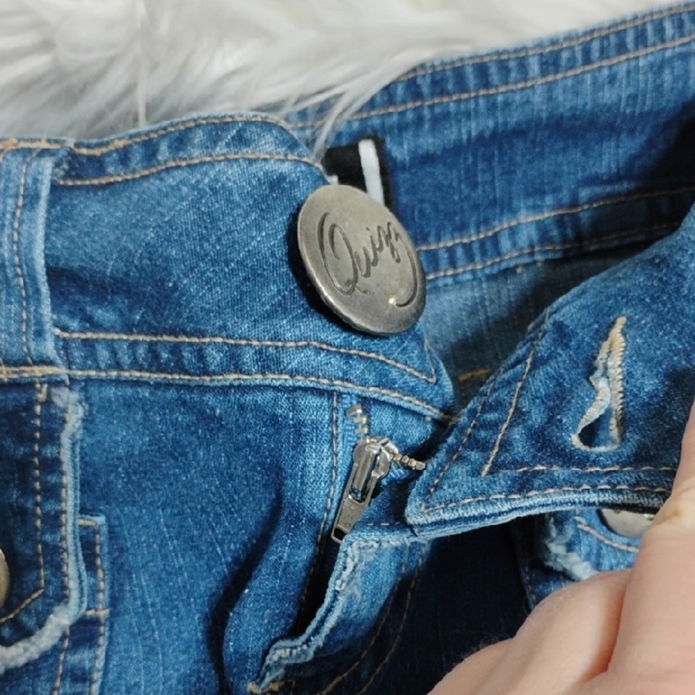 SALE! Quizz New York Vintage Classic Blue Denim A-Line Skirt Sz.5/6 (XX-55) - Picture 11 of 13